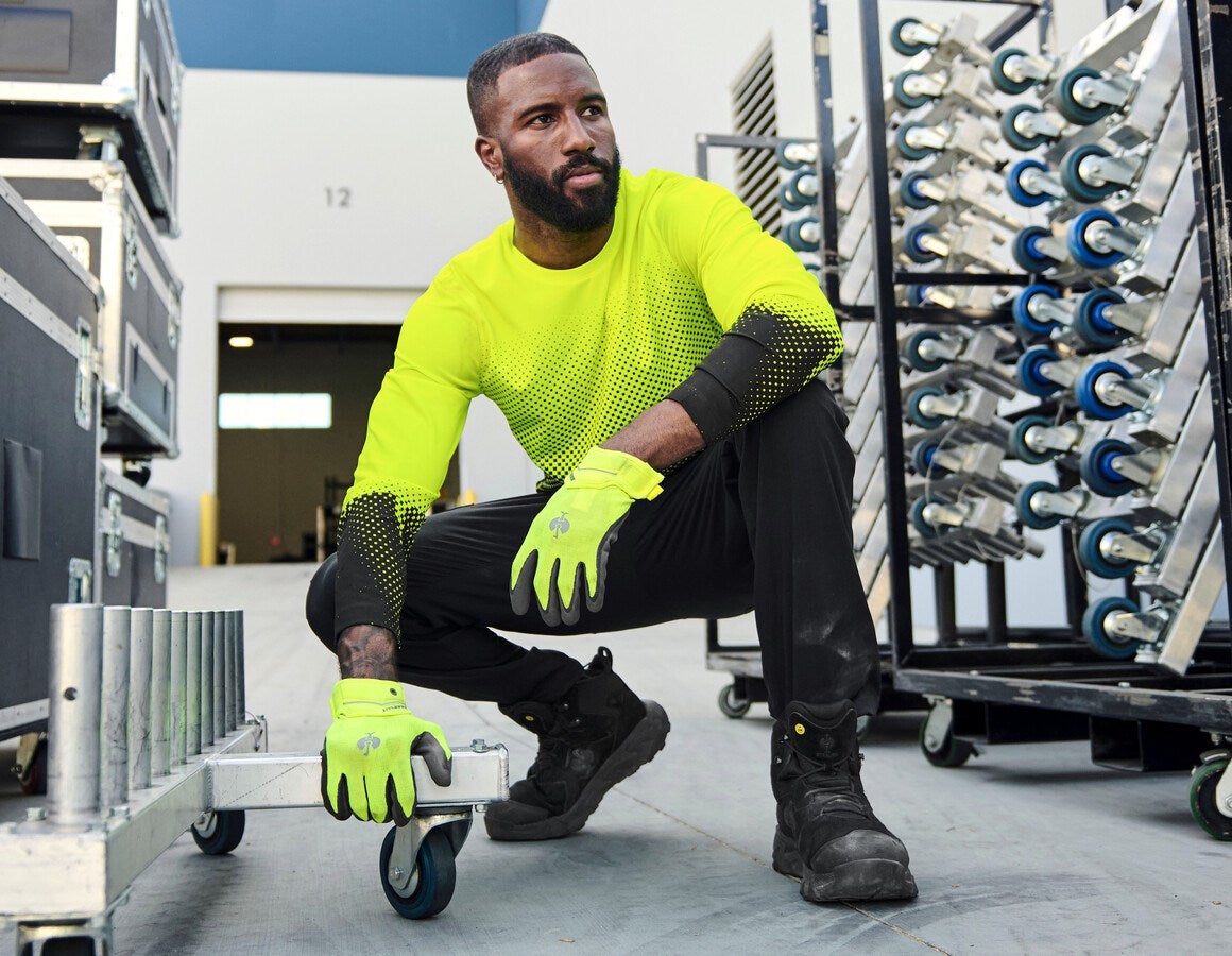 Additional image 2 Functional longsleeve e.s.t:aktik high-vis yellow/black