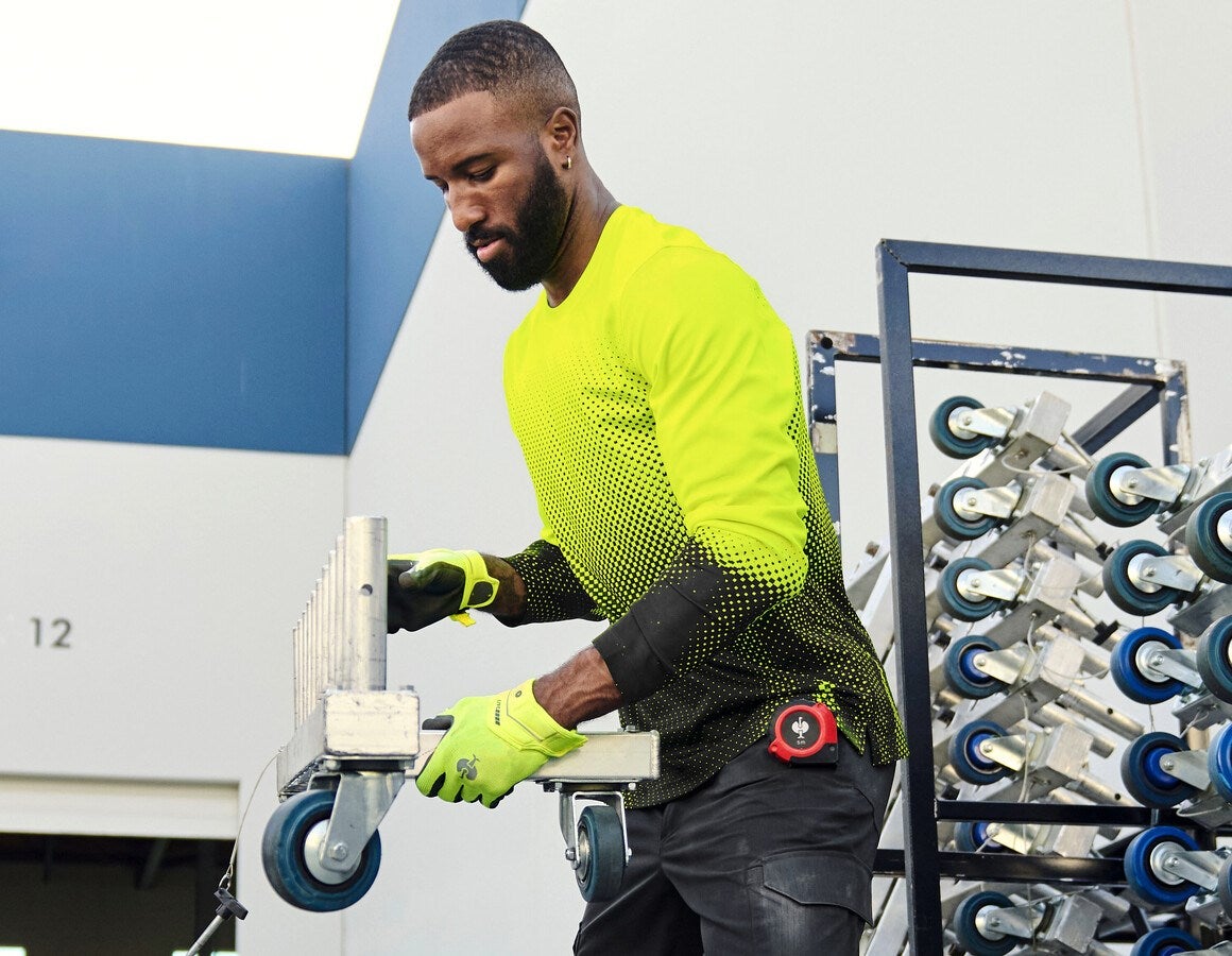 Additional image 1 Functional longsleeve e.s.t:aktik high-vis yellow/black