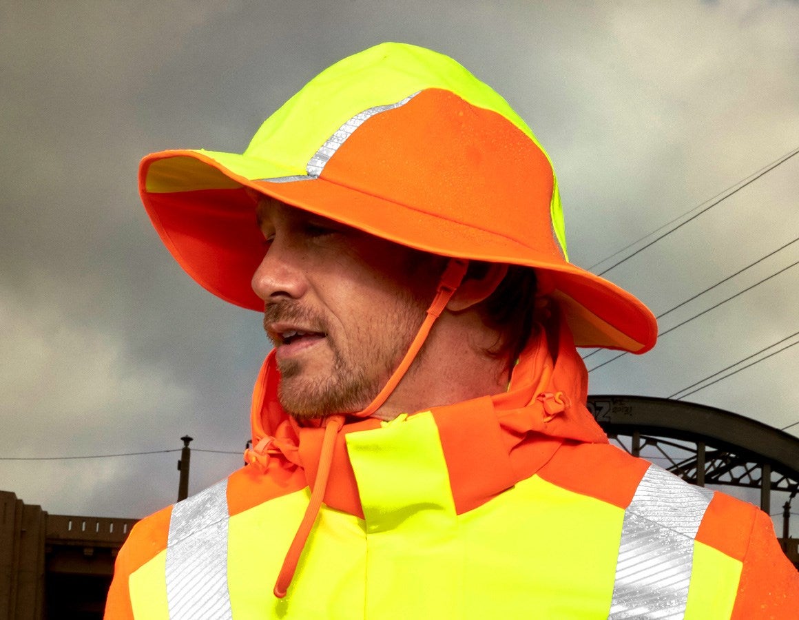 Additional image 1 Functional rain hat e.s.motion 2020 high-vis yellow/high-vis orange