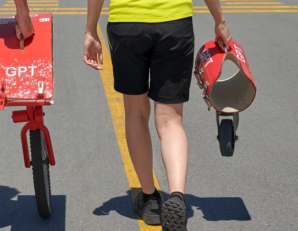 Additional image 2 Functional shorts e.s.trail, ladies' black/acid yellow