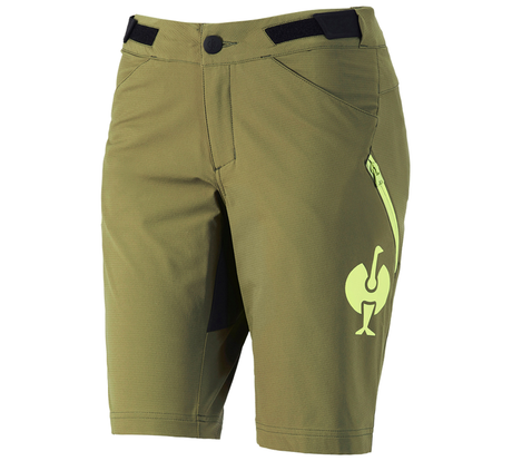 Primary image Functional shorts e.s.trail, ladies' junipergreen/limegreen