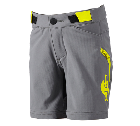 Primary image Functional short e.s.trail, children's basaltgrey/acid yellow