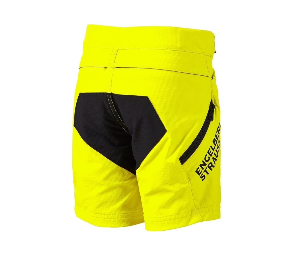 Secondary image Functional short e.s.trail, children's acid yellow/black