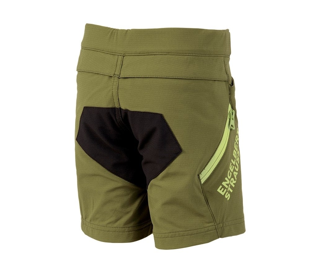 Secondary image Functional short e.s.trail, children's junipergreen/limegreen