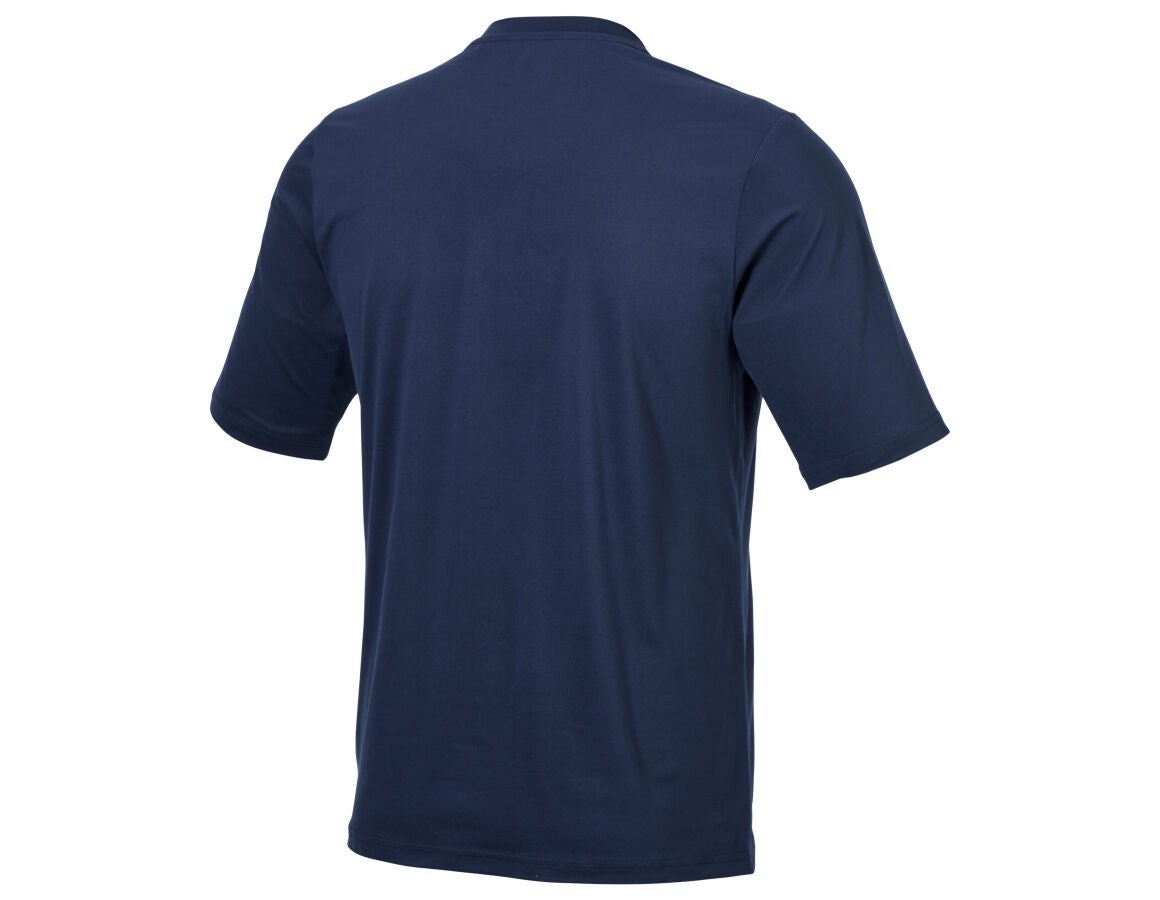 Secondary image Functional t-shirt UV e.s.trail deepblue/white