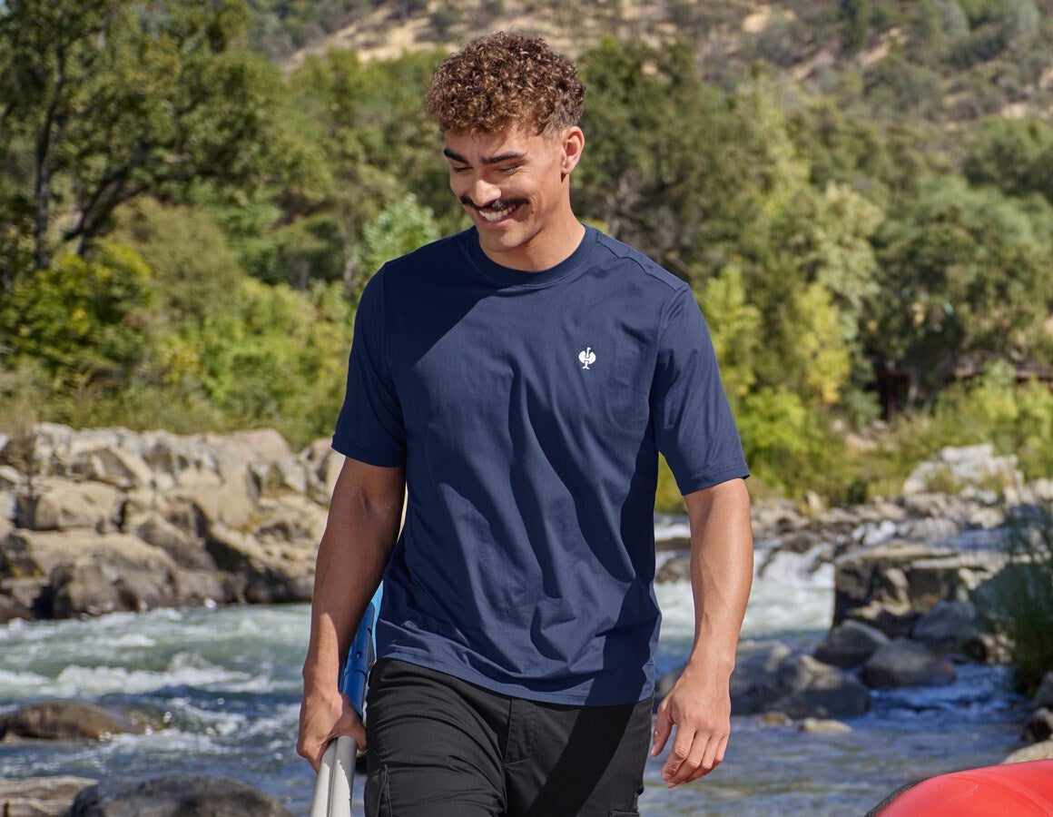 Main action image Functional t-shirt UV e.s.trail deepblue/white