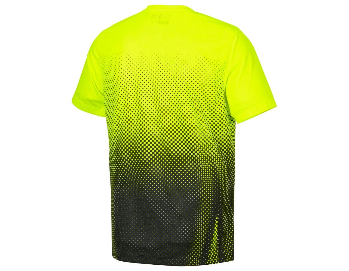 Secondary image Functional t-shirt e.s.t:aktik high-vis yellow/black