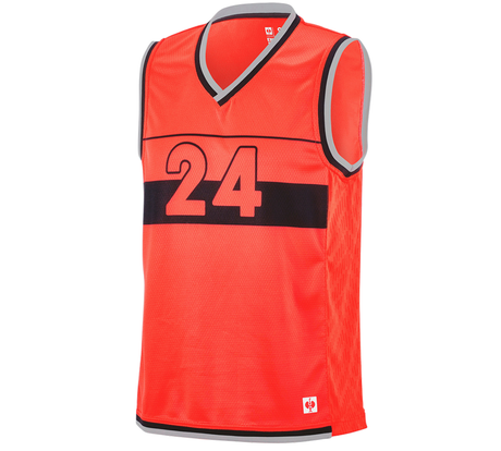 Primary image Functional tank-shirt e.s.ambition high-vis red/black
