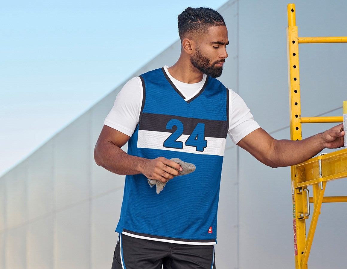 Main action image Functional tank-shirt e.s.ambition gentianblue/graphite