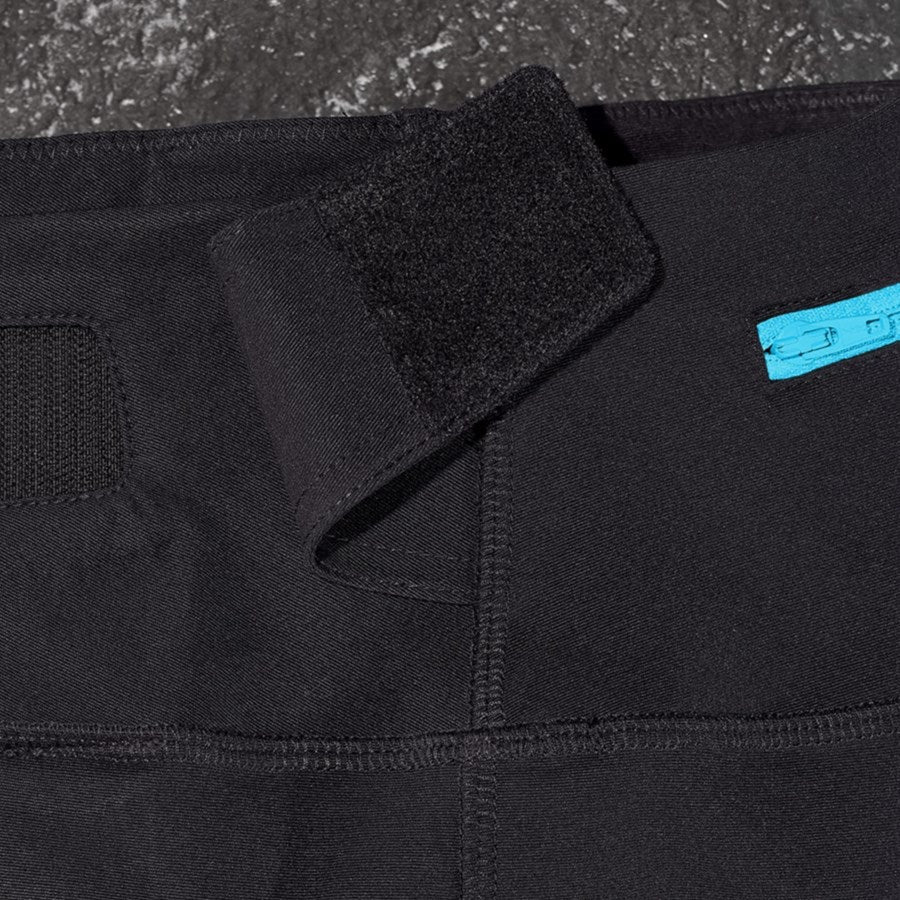 Detailed image Functional tights e.s.trail, ladies' black/lapisturquoise
