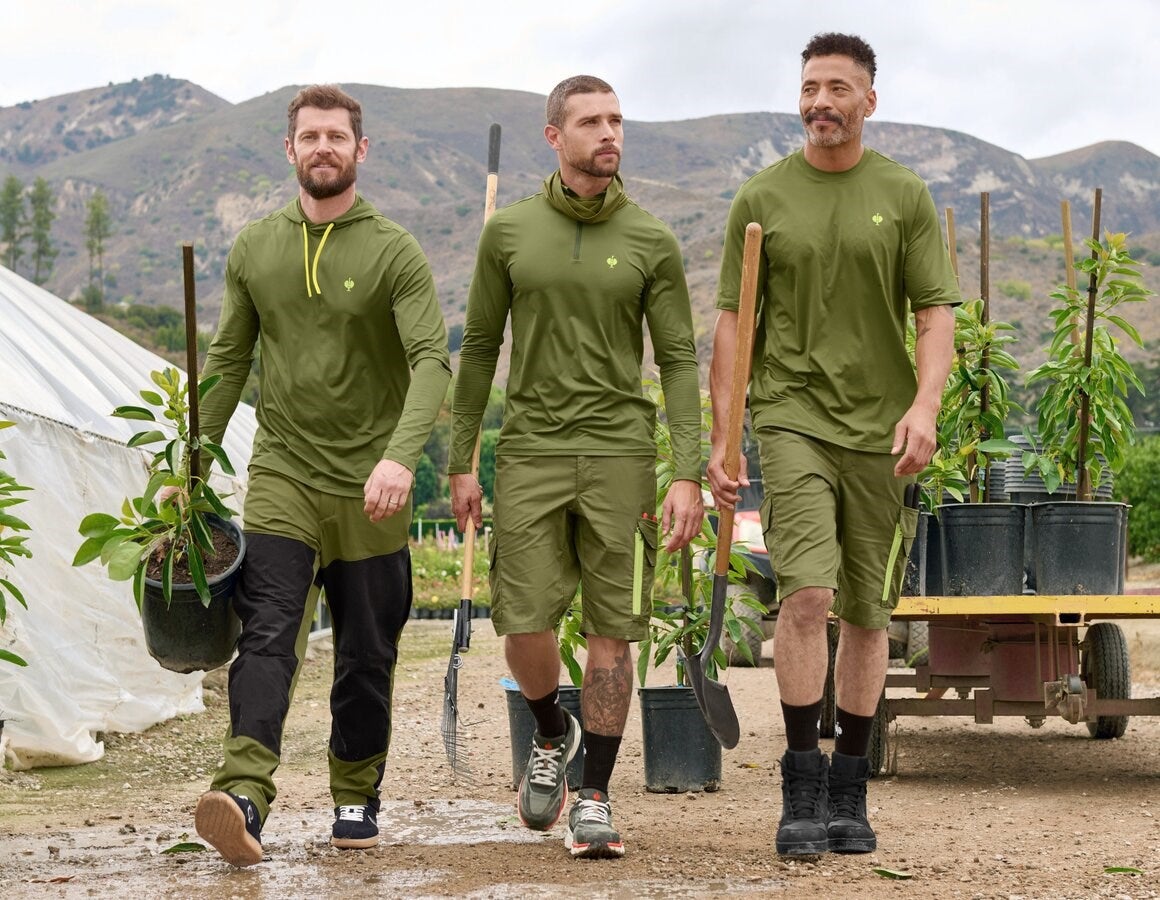 Additional image 2 Functional troyer-longsleeve UV e.s.trail junipergreen/limegreen