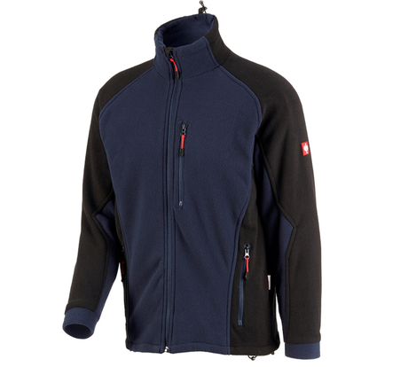 Primary image Functional fleece jacket dryplexx® wind navy/black