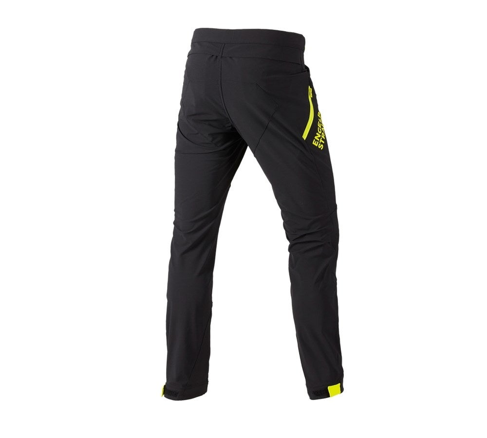 Secondary image Functional trousers e.s.trail black/acid yellow