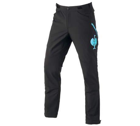 Primary image Functional trousers e.s.trail black/lapisturquoise