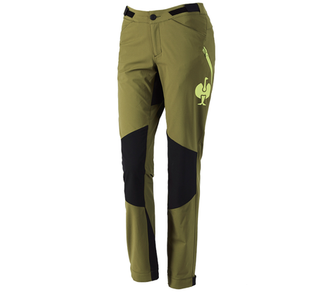 Primary image Functional trousers e.s.trail, ladies' junipergreen/limegreen