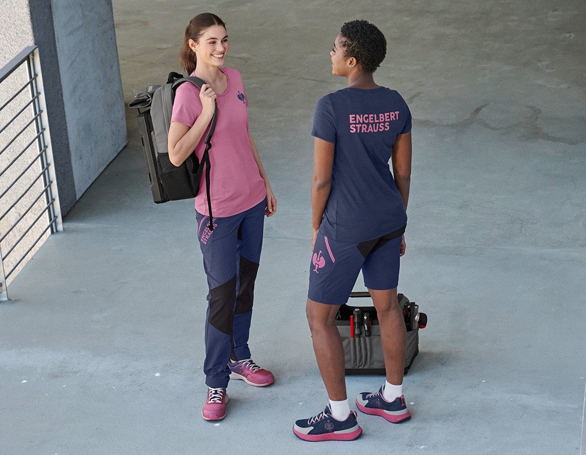Additional image 4 Functional trousers e.s.trail, ladies' deepblue/tarapink