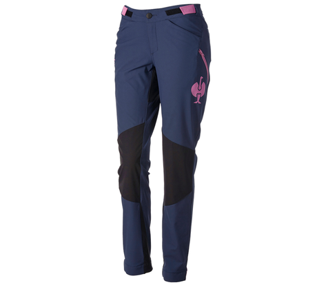 Primary image Functional trousers e.s.trail, ladies' deepblue/tarapink