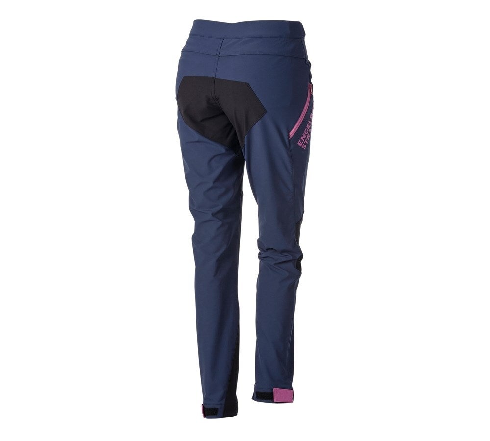 Secondary image Functional trousers e.s.trail, ladies' deepblue/tarapink