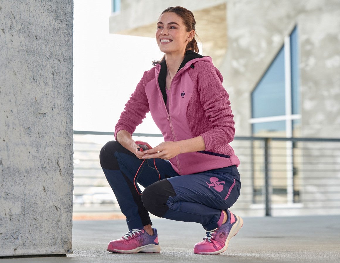 Additional image 1 Functional trousers e.s.trail, ladies' deepblue/tarapink