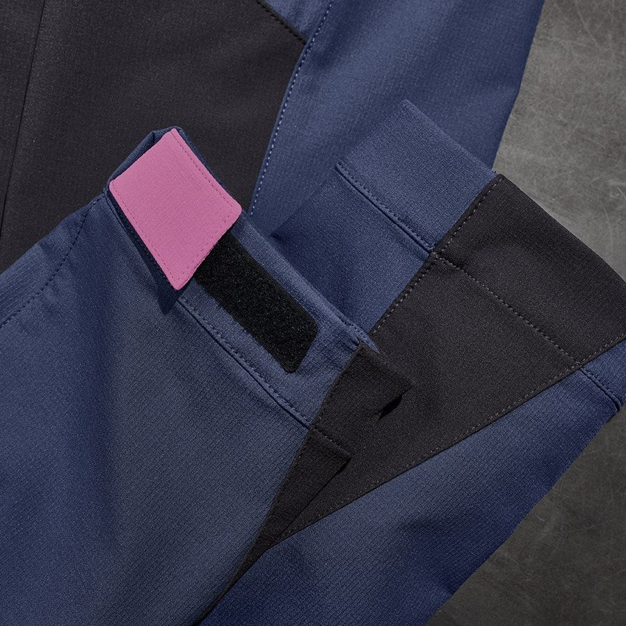 Detailed image Functional trousers e.s.trail, ladies' deepblue/tarapink