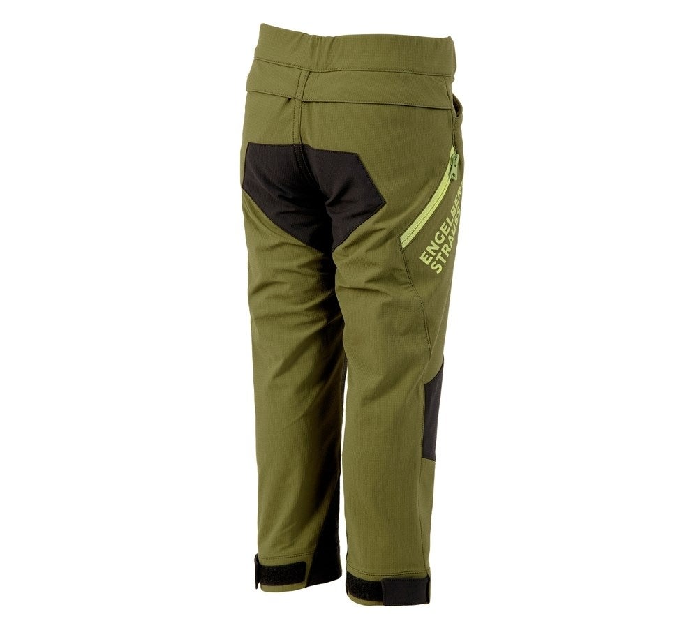 Secondary image Functional trousers e.s.trail, children's junipergreen/limegreen