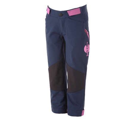 Primary image Functional trousers e.s.trail, children's deepblue/tarapink