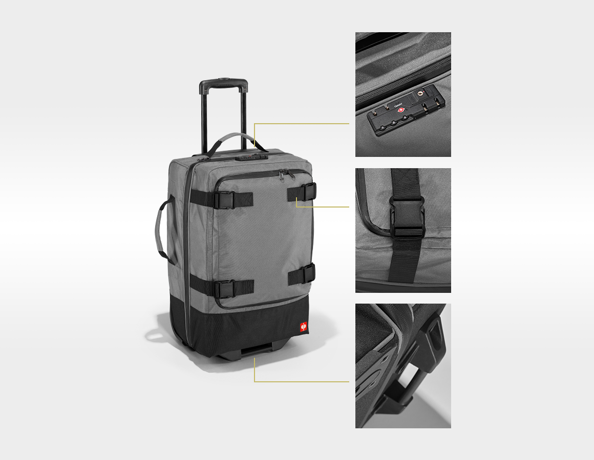 Additional image 1 Carry-on roller suitcase e.s.work&travel basaltgrey/black