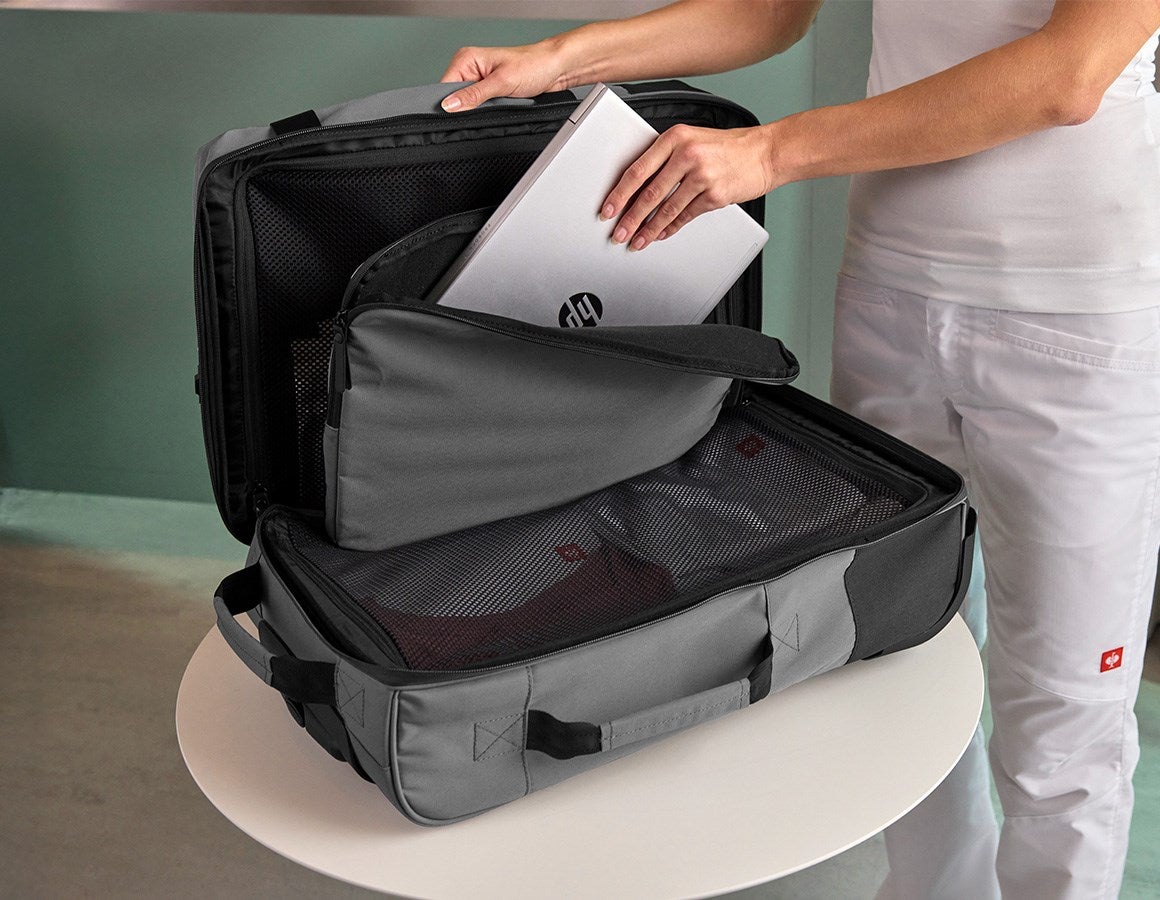 Main action image Carry-on roller suitcase e.s.work&travel basaltgrey/black