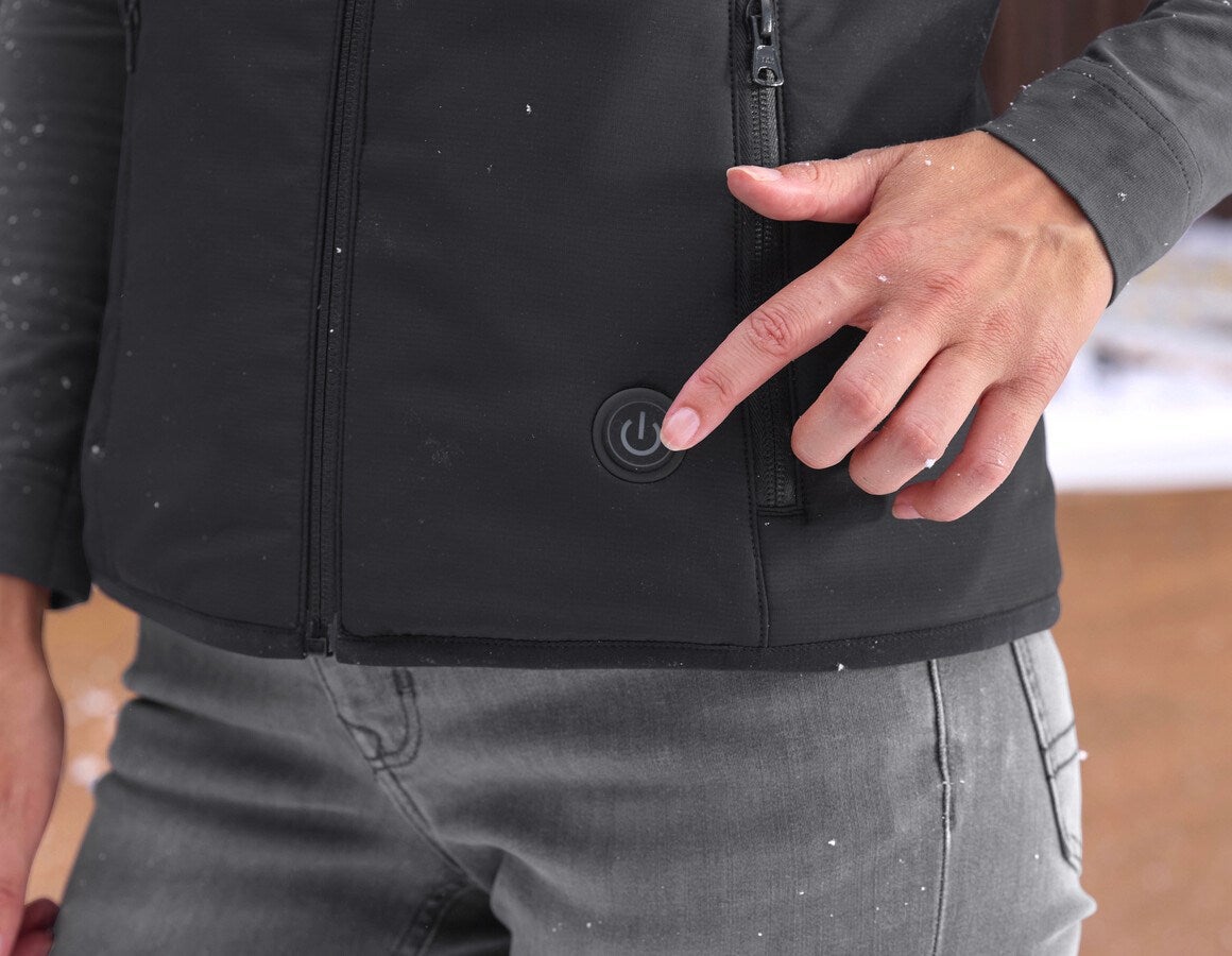 Additional image 1 Heated bodywarmer e.s.trail, ladies' black