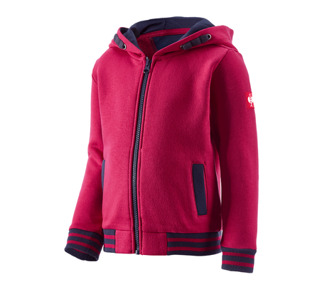 Primary image Hoody sweatjacket e.s.motion 2020, children's berry/navy