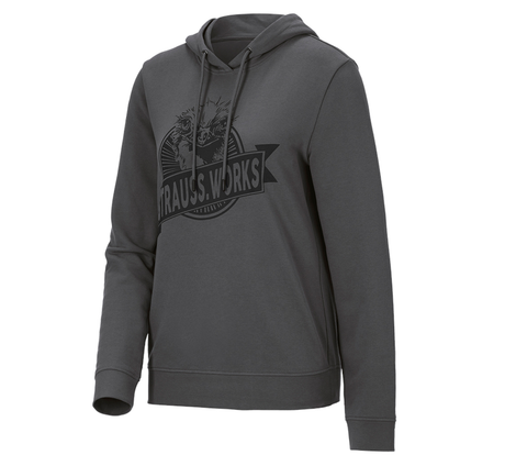 Primary image Hoody sweatshirt e.s.iconic works, ladies' carbongrey