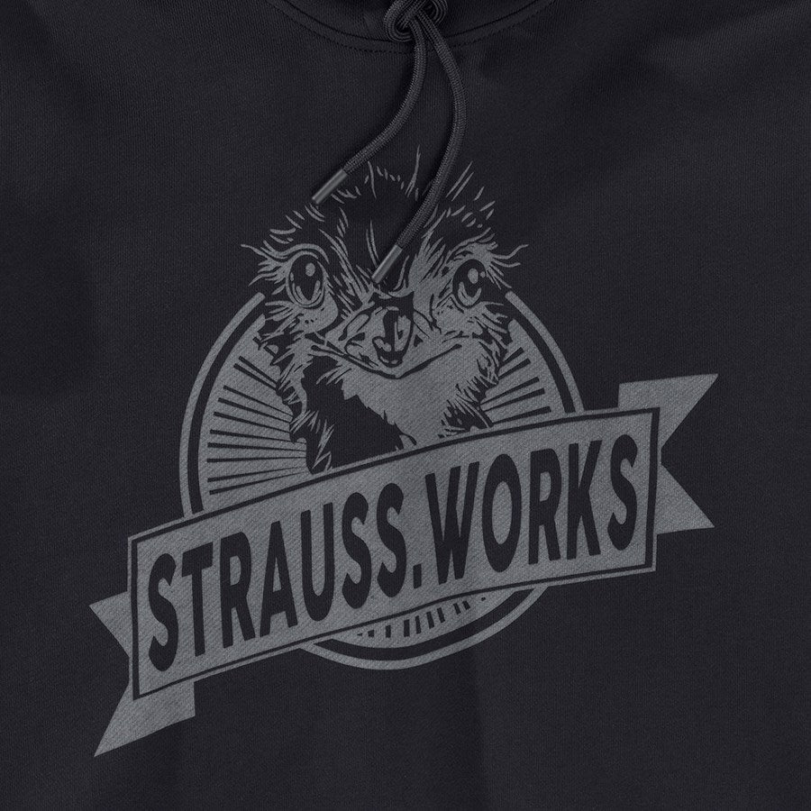 Detailed image Hoody sweatshirt e.s.iconic works, ladies' black