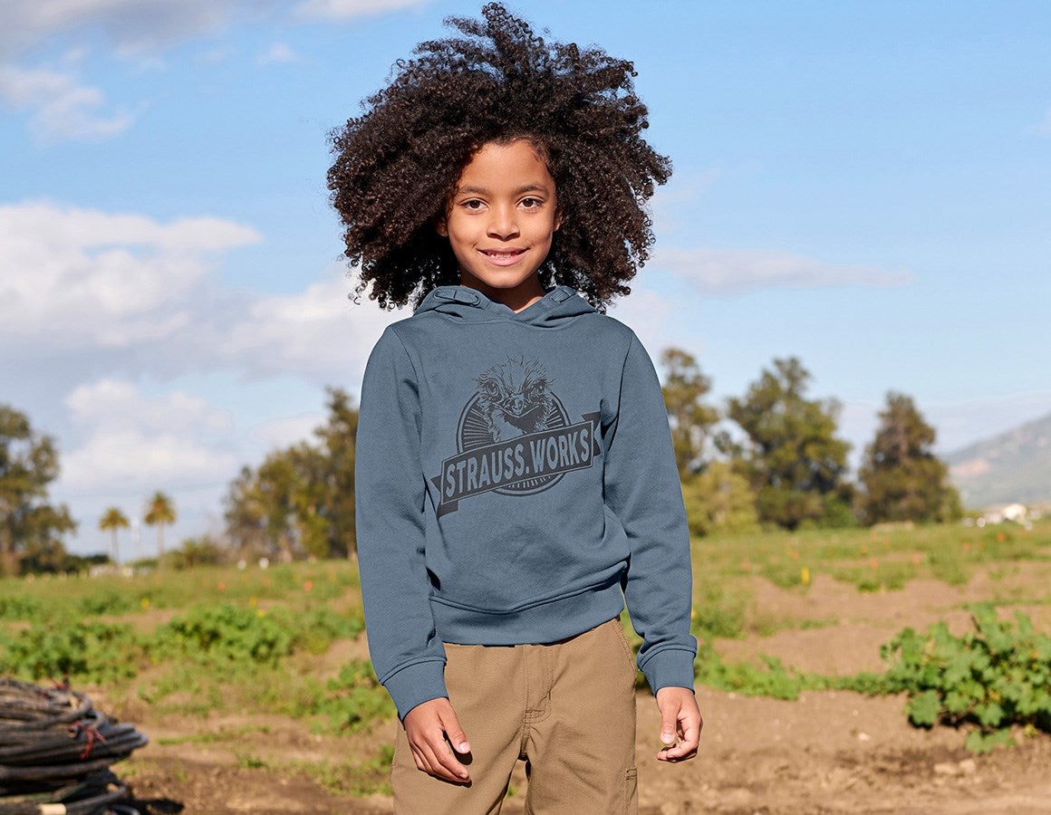 Main action image Hoody sweatshirt e.s.iconic works, children's oxidblue