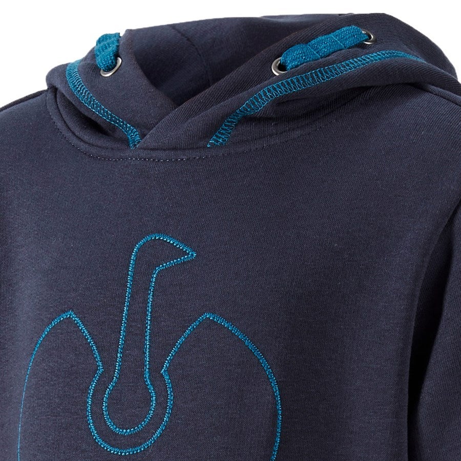 Detailed image Hoody sweatshirt e.s.motion 2020, children´s navy/atoll