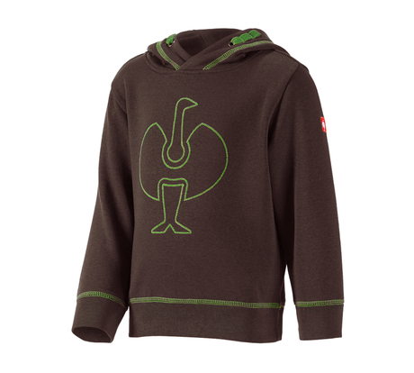 Primary image Hoody sweatshirt e.s.motion 2020, children´s chestnut/seagreen