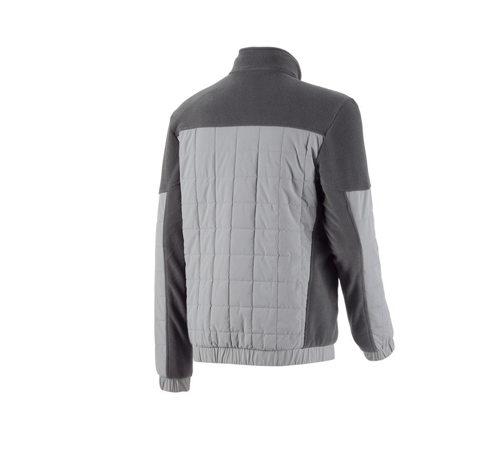 Secondary image Hybrid fleece jacket e.s.concrete anthracite/pearlgrey