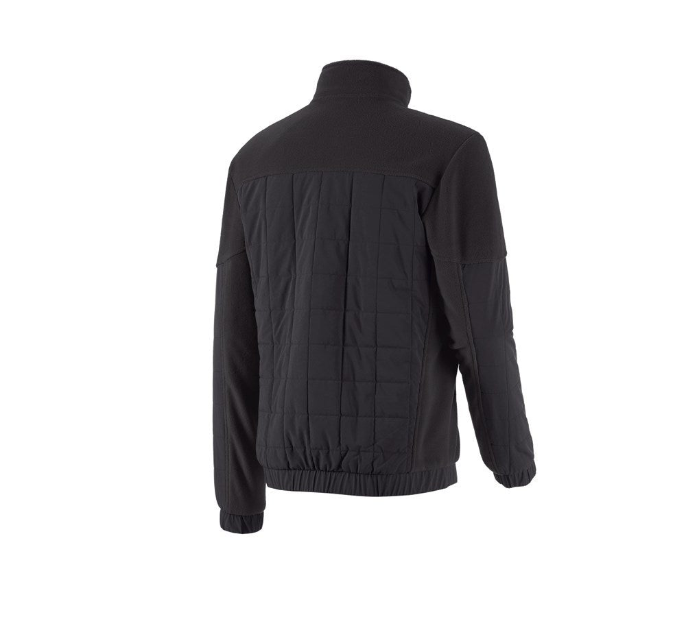 Secondary image Hybrid fleece jacket e.s.concrete black