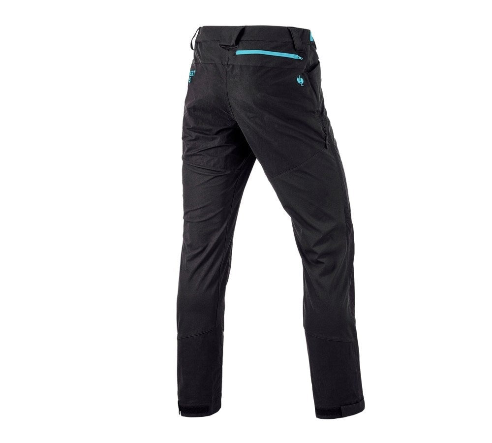 Secondary image Hybrid functional trousers e.s.trail black/lapisturquoise