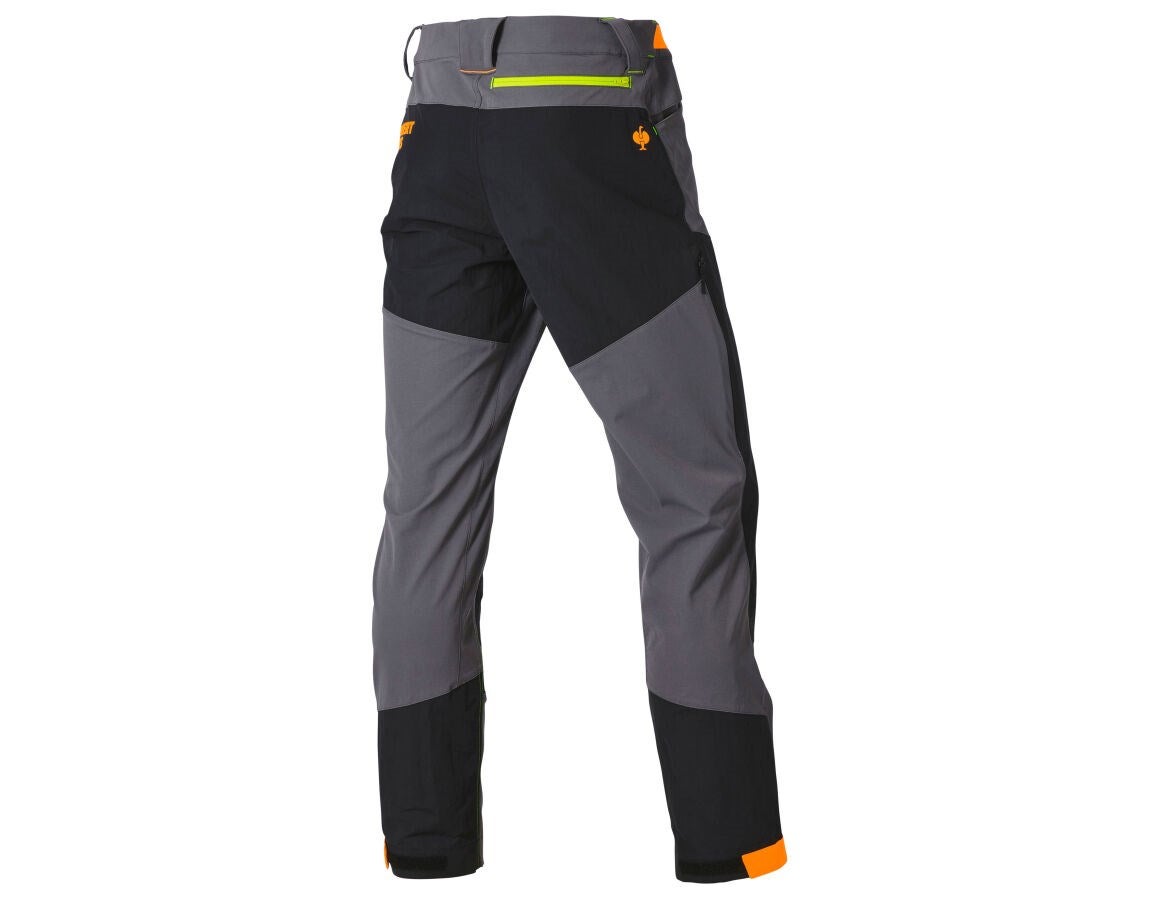 Secondary image Hybrid functional trousers e.s.trail anthracite/black/high-vis orange/high-vis yellow