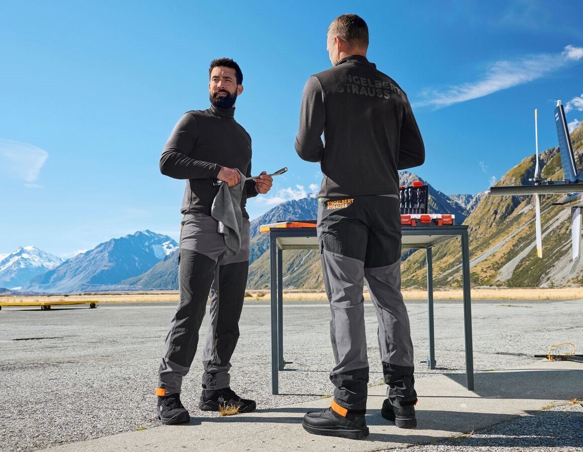 Additional image 2 Hybrid functional trousers e.s.trail anthracite/black/high-vis orange/high-vis yellow
