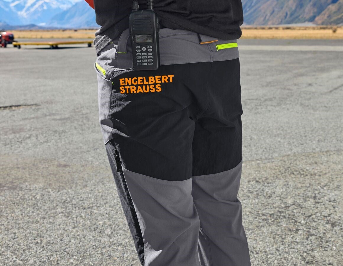 Additional image 1 Hybrid functional trousers e.s.trail anthracite/black/high-vis orange/high-vis yellow