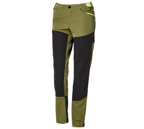 Primary image Hybrid functional trousers e.s.trail, ladies' junipergreen/limegreen