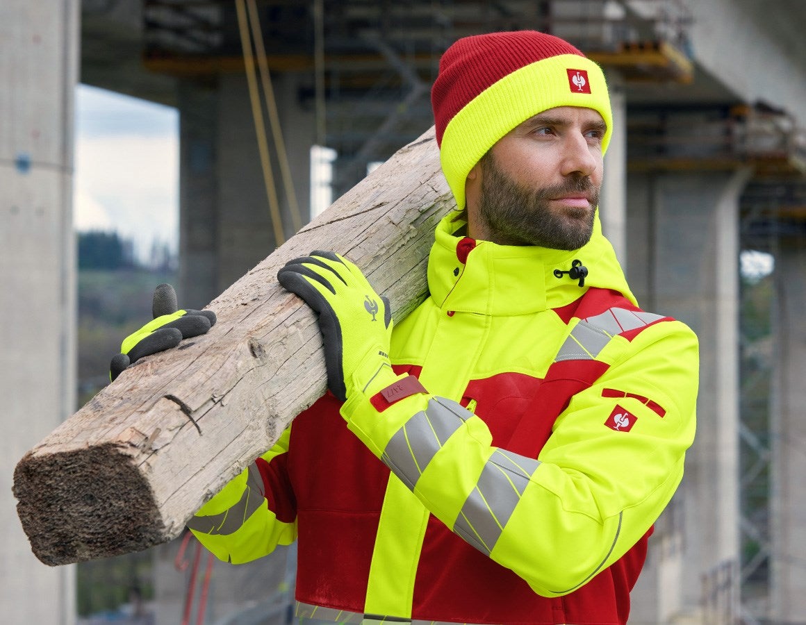 Additional image 2 Hybrid gloves e.s.motion 24/7 high-vis yellow/anthracite