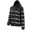 Primary image Hybr.fleece hoody jacket tie-dye e.s.motion ten,l. oxidblack/magneticgrey