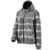 Primary image Hybr.fleece hoody jacket tie-dye e.s.motion ten,l. granite/opalgrey