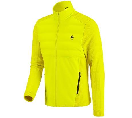 Primary image Hybrid knitted jacket e.s.trail acid yellow/black