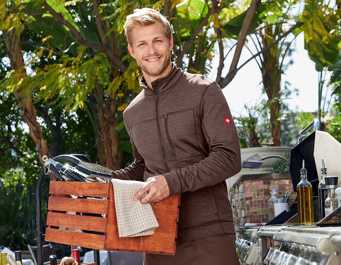 Additional image 3 Jacket isocell e.s.dynashield chestnut melange