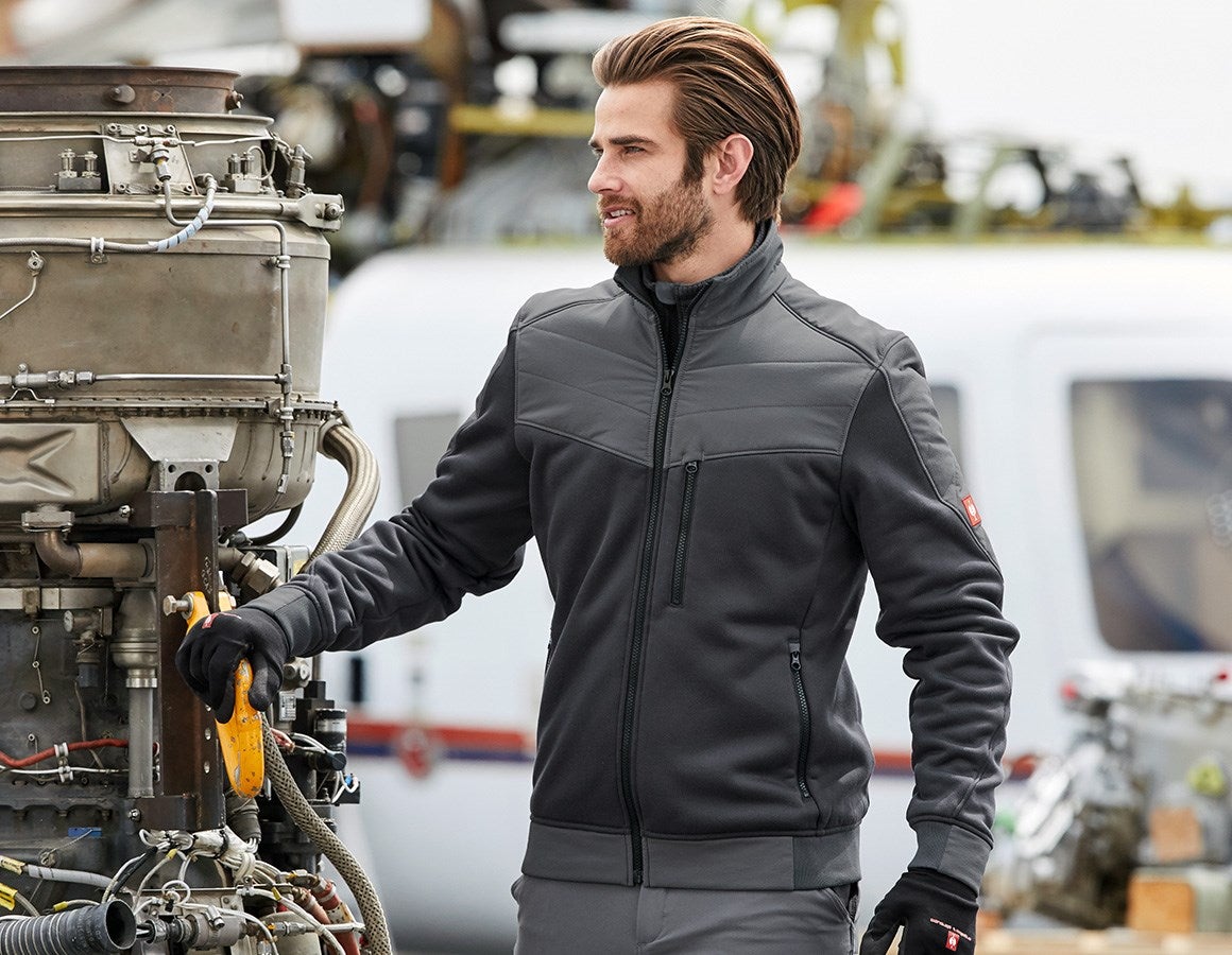 Main action image Jacket thermaflor e.s.dynashield graphite/cement