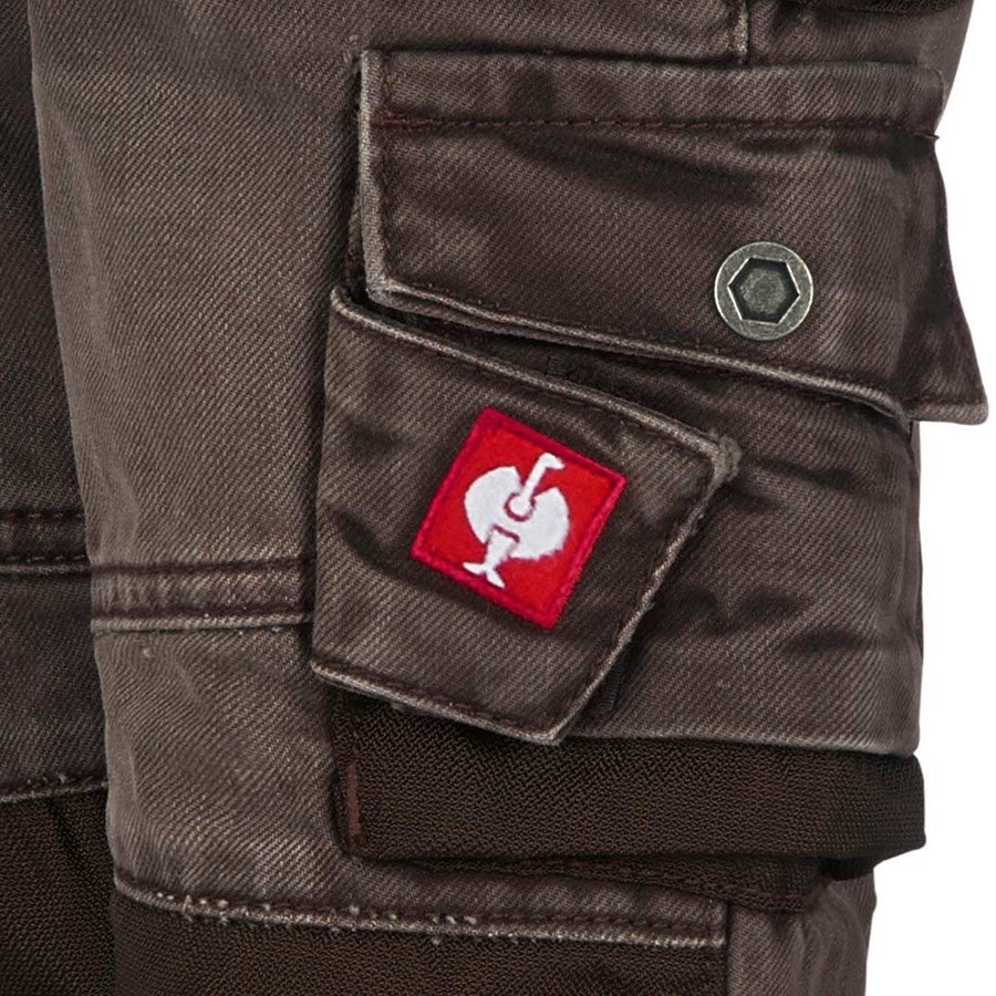 Detailed image Jeans e.s.motion denim, children's chestnut