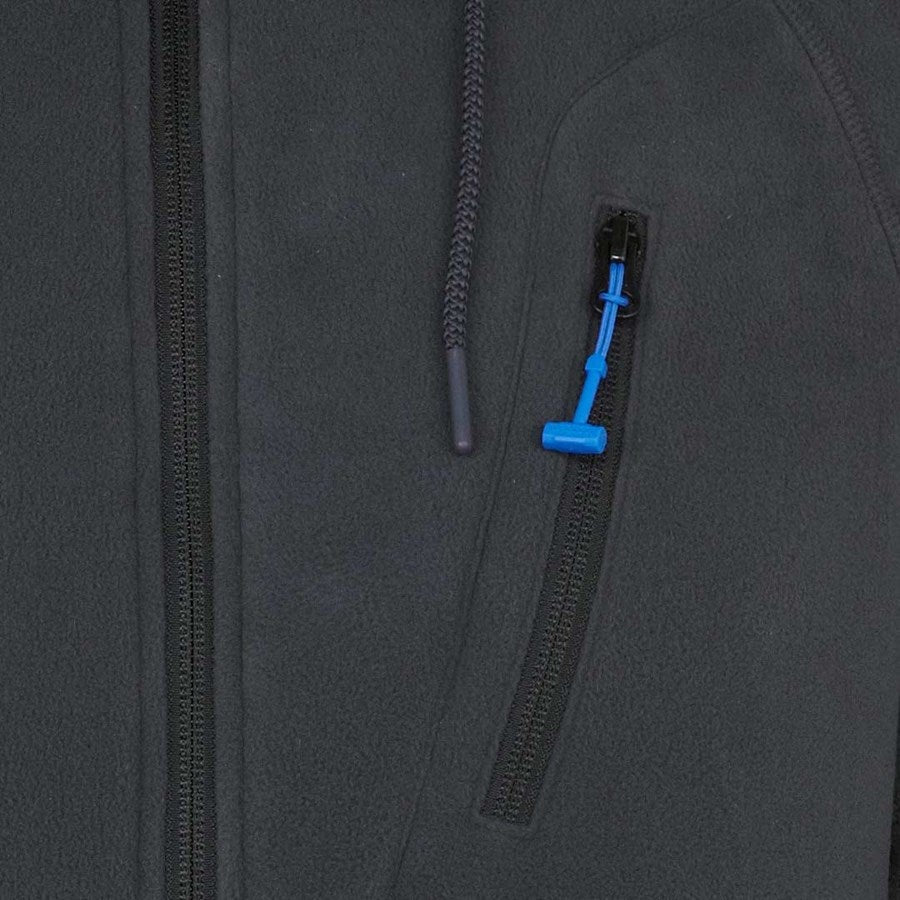 Detailed image Hooded fleece jacket e.s.motion 2020 graphite